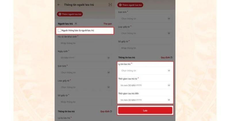 Kiểm tra lại thông tin đảm bảo chính xác