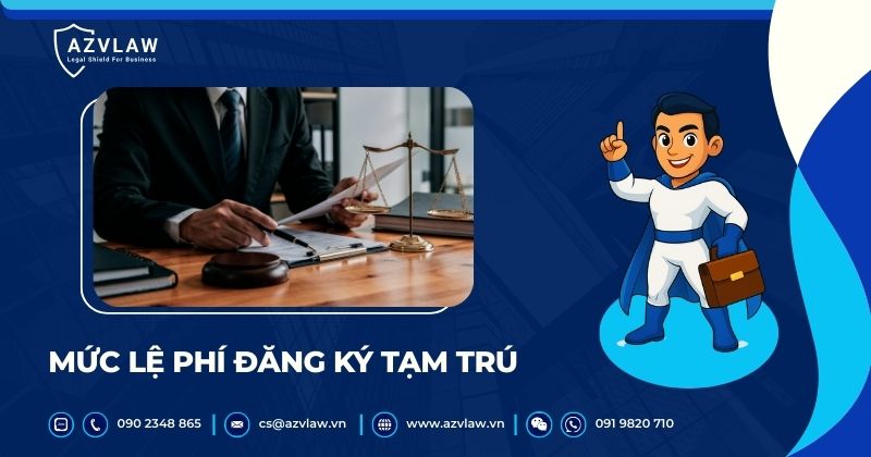 Mức lệ phí đăng ký tạm trú