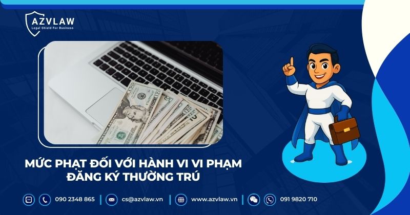 Mức phạt đối với hành vi vi phạm đăng ký thường trú