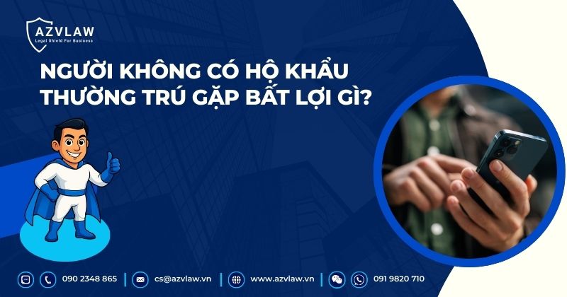 Người không có hộ khẩu thường trú gặp bất lợi gì?