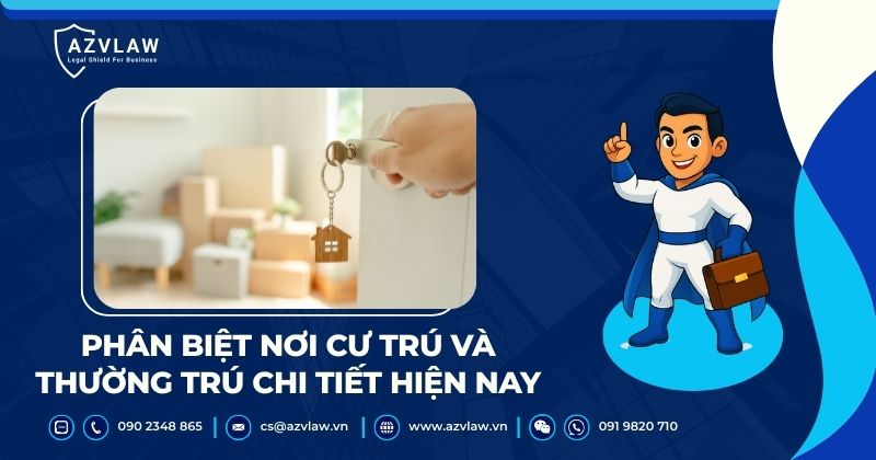 Phân biệt nơi cư trú và thường trú chi tiết hiện nay