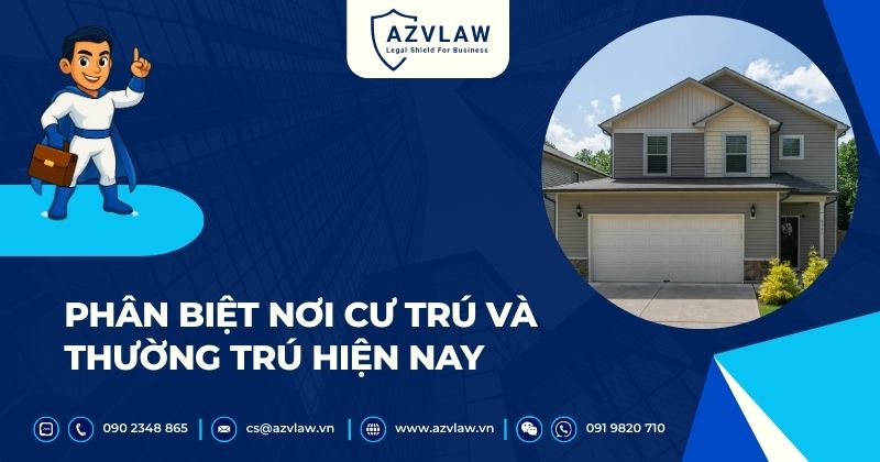 Phân biệt nơi cư trú và thường trú hiện nay