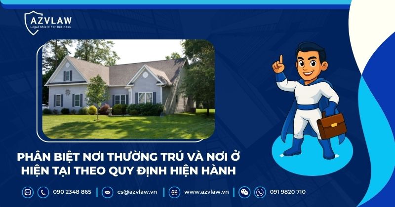 Phân biệt nơi thường trú và nơi ở hiện tại theo quy định hiện hành