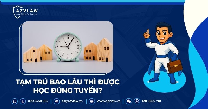 Tạm trú bao lâu thì được học đúng tuyến?