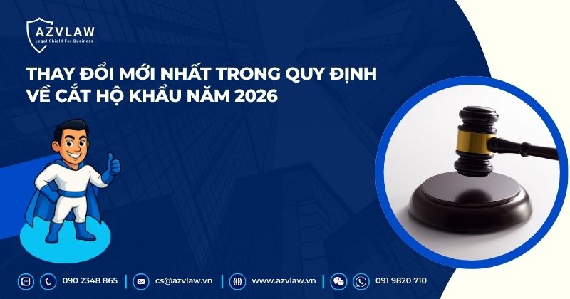 Thay đổi mới nhất trong quy định về cắt hộ khẩu năm 2026