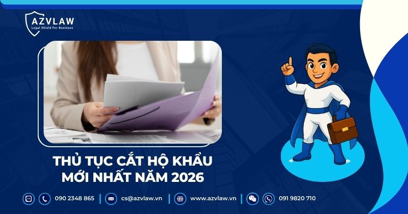 Thủ tục cắt hộ khẩu mới nhất năm 2026