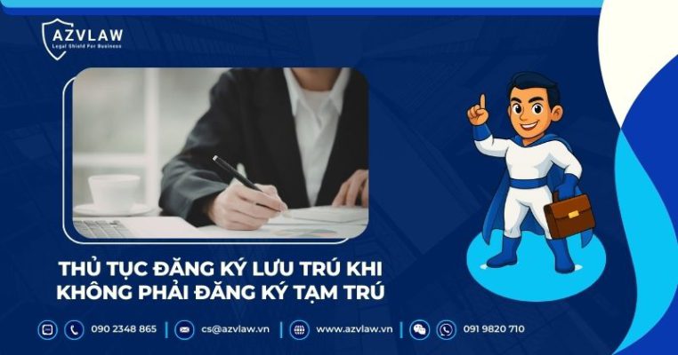 Thủ tục đăng ký lưu trú khi không phải đăng ký tạm trú