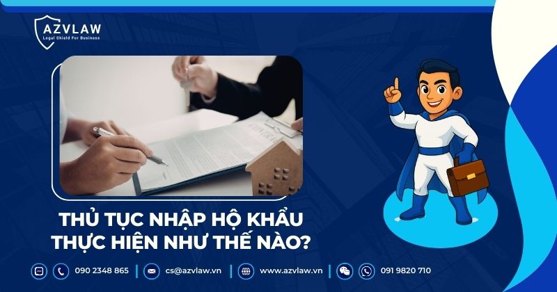 Thủ tục nhập hộ khẩu thực hiện như thế nào?