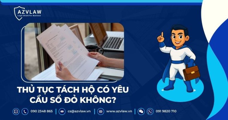Thủ tục tách hộ có yêu cầu sổ đỏ không?