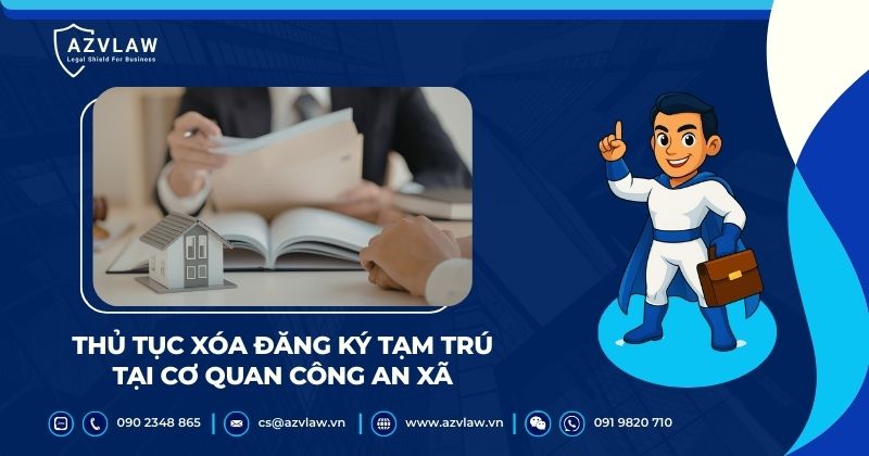 Thủ tục xóa đăng ký tạm trú tại Cơ quan Công an Xã