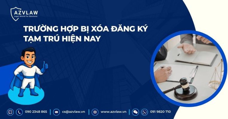 Trường hợp bị xóa đăng ký tạm trú hiện nay