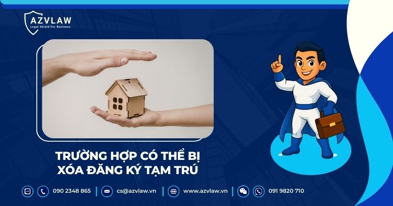 Trường hợp có thể bị xóa đăng ký tạm trú