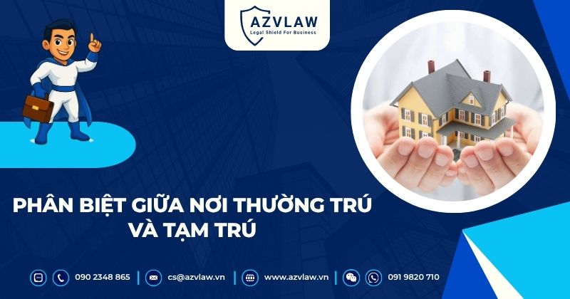 Phân biệt nơi thường trú và tạm trú