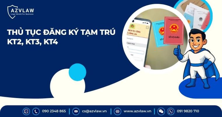 Thủ tục đăng ký tạm trú KT2, KT3, KT4
