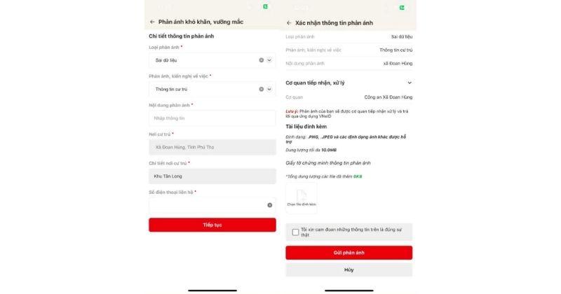 Cách chỉnh sửa thông tin địa chỉ thường trú, tạm trú đang bị sai trên ứng dụng VNeID