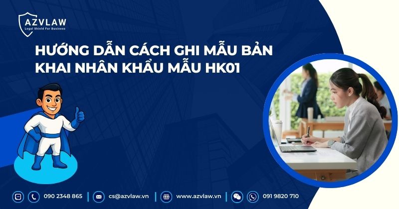 Hướng dẫn cách ghi mẫu bản khai nhân khẩu mẫu HK01
