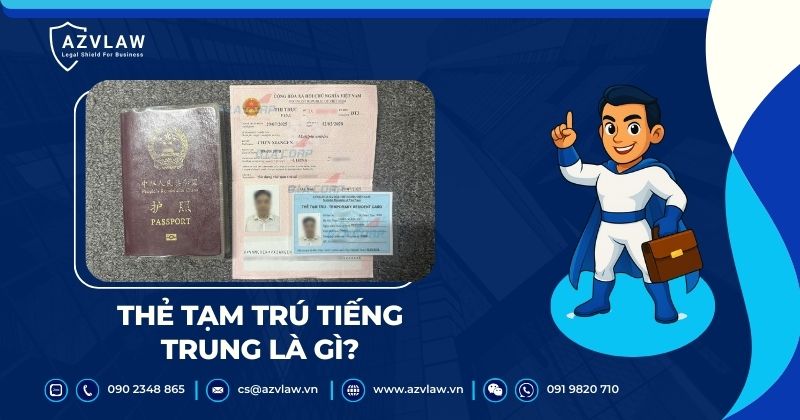 Thẻ tạm trú tiếng Trung là gì?