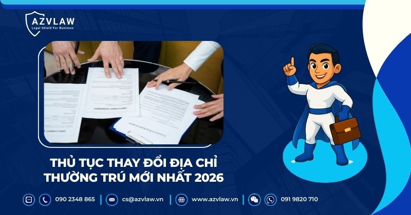 Thủ tục thay đổi địa chỉ thường trú mới nhất 2026