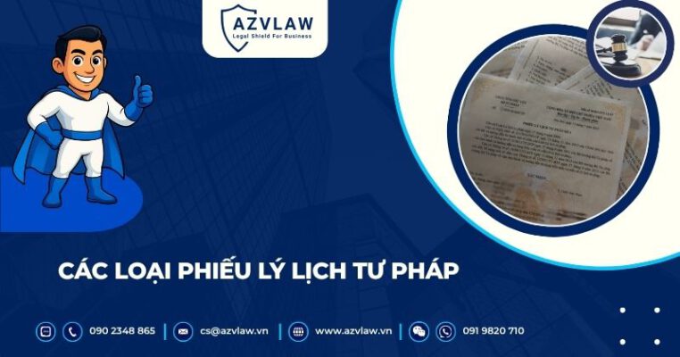 Các loại phiếu lý lịch tư pháp