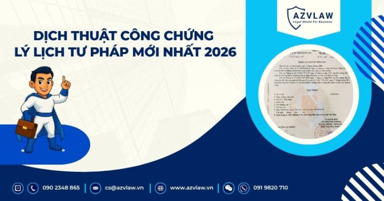 Dịch thuật công chứng lý lịch tư pháp mới nhất 2026