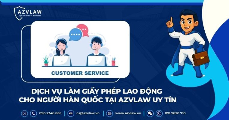 Dịch vụ làm giấy phép lao động cho người Hàn Quốc tại AZVLAW