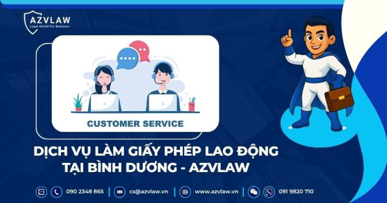 Dịch vụ làm giấy phép lao động Bình Dương tại AZVLAW