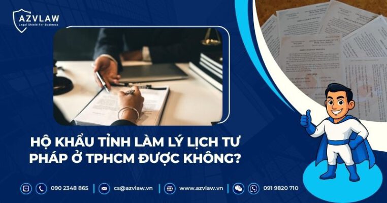 Hộ khẩu tỉnh làm lý lịch tư pháp ở TP.HCM được không?