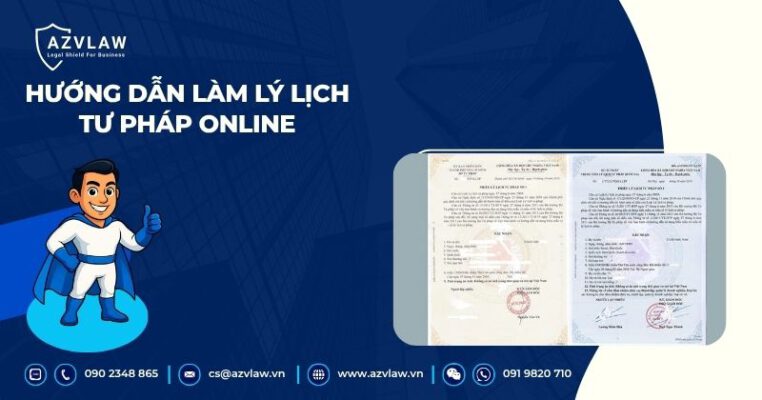 Hướng dẫn làm lý lịch tư pháp online