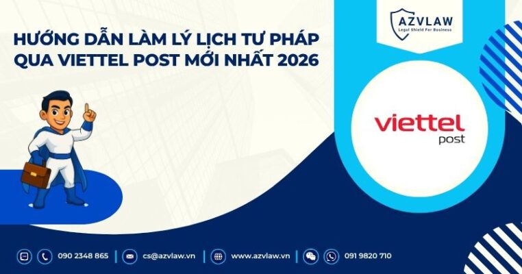 Hướng dẫn làm lý lịch tư pháp qua viettel post mới nhất 2026