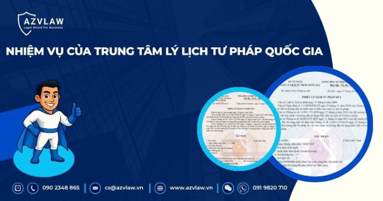 Nhiệm vụ của Trung tâm lý lịch tư pháp quốc gia