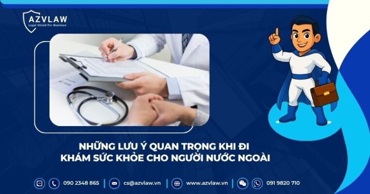 Những lưu ý quan trọng khi đi khám sức khỏe cho người nước ngoài