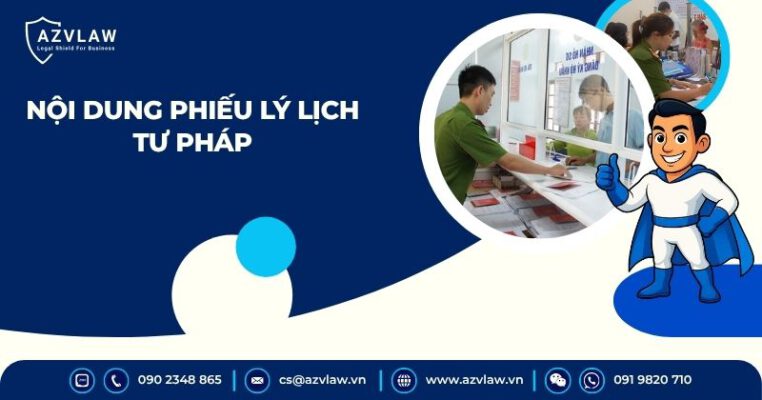Nội dung phiếu lý lịch tư pháp