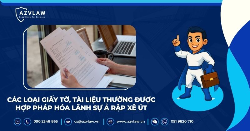 Các loại giấy tờ, tài liệu thường được hợp pháp hóa lãnh sự Ả Rập Xê Út