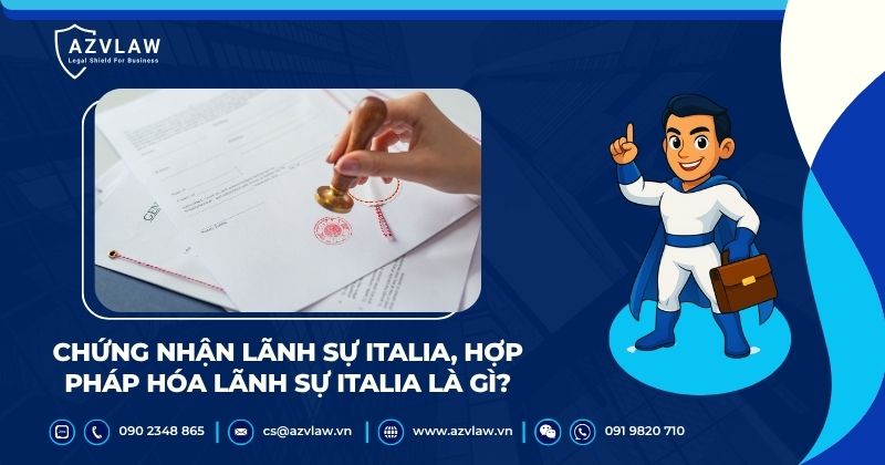 Chứng nhận lãnh sự Italia, hợp pháp hóa lãnh sự Italia là gì?
