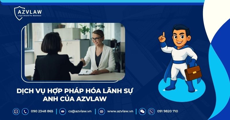 Dịch vụ hợp pháp hóa lãnh sự Anh của AZVLAW