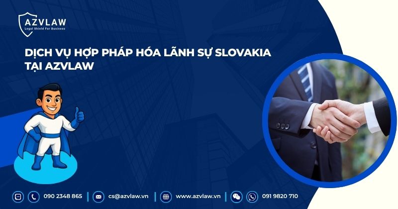 Dịch vụ hợp pháp hóa lãnh sự Slovakia tại AZVLAW