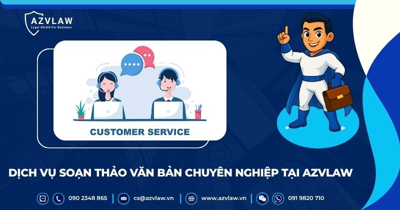 Dịch vụ soạn thảo văn bản chuyên nghiệp tại AZVLAW