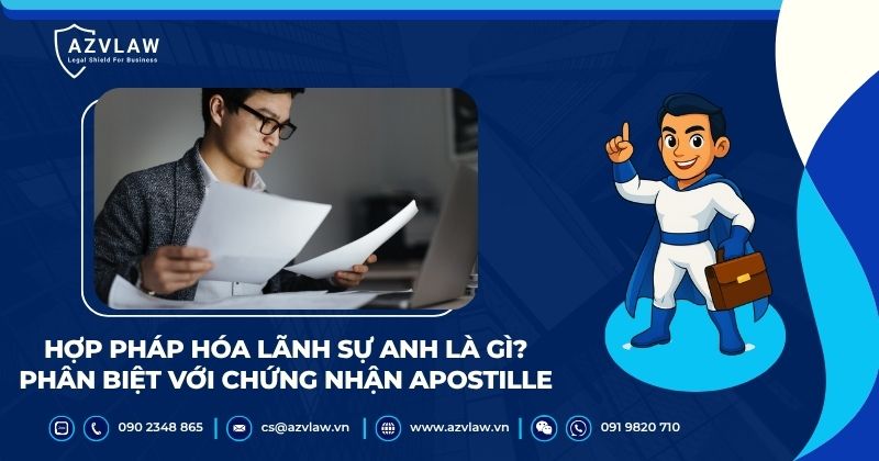 Hợp pháp hóa lãnh sự Anh là gì? Phân biệt với chứng nhận Apostille