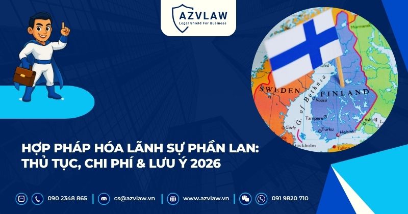 Hợp pháp hóa lãnh sự Phần Lan: Thủ tục, chi phí & lưu ý 2026