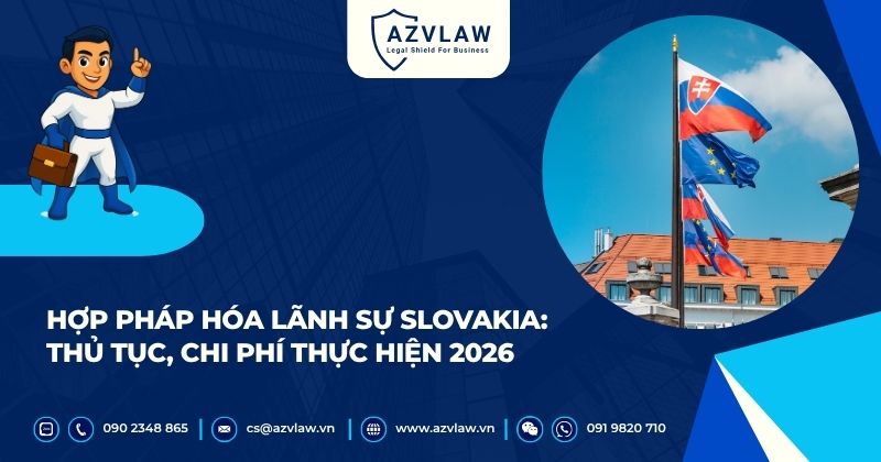 Hợp pháp hóa lãnh sự Slovakia:Thủ tục, chi phí thực hiện 2026