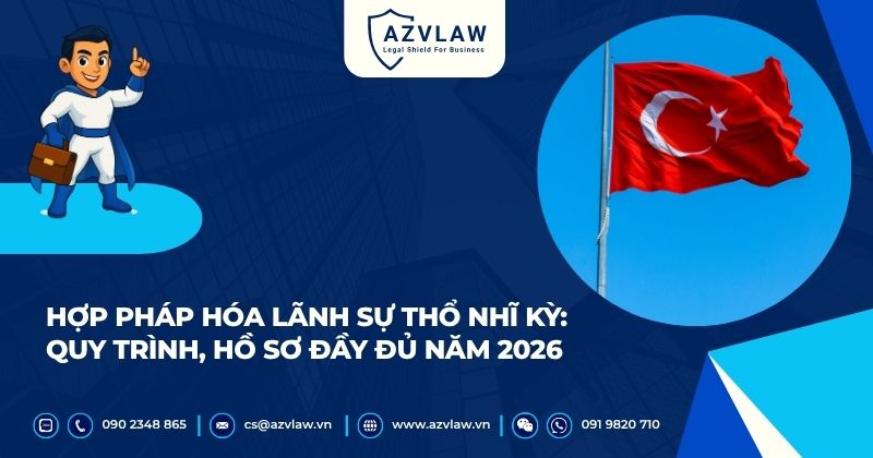 Hợp pháp hóa lãnh sự Thổ Nhĩ Kỳ: Quy trình, hồ sơ đầy đủ năm 2026