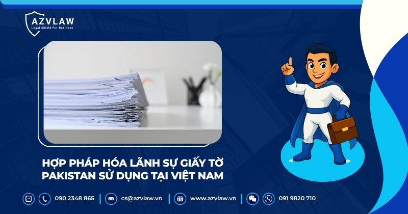 Hợp pháp hóa lãnh sự giấy tờ Pakistan sử dụng tại Việt Nam