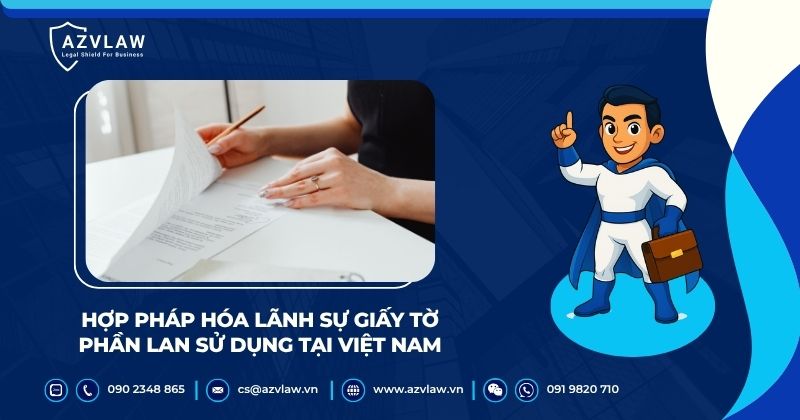Hợp pháp hóa lãnh sự giấy tờ Phần Lan sử dụng tại Việt Nam
