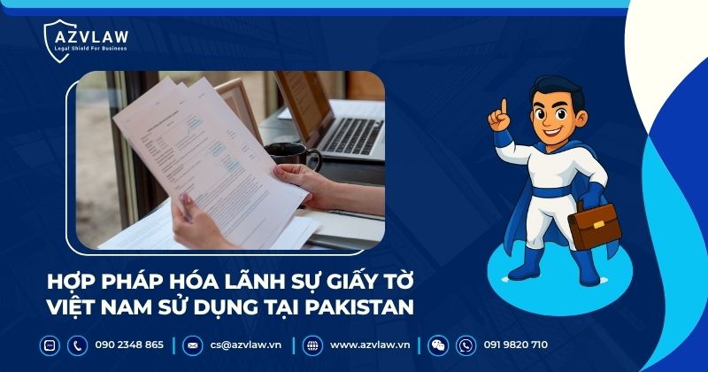 Hợp pháp hóa lãnh sự giấy tờ Việt Nam sử dụng tại Pakistan