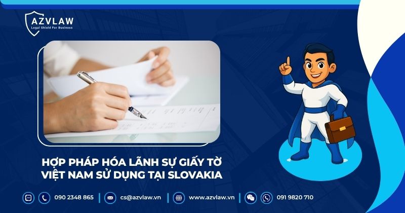 Hợp pháp hóa lãnh sự giấy tờ Việt Nam sử dụng tại Slovakia