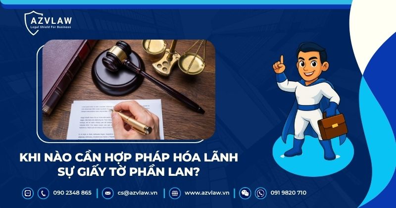 Khi nào cần hợp pháp hóa lãnh sự giấy tờ Phần Lan?