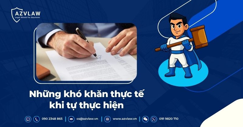 Những khó khăn thực tế khi tự thực hiện