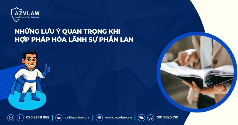 Những lưu ý quan trọng khi hợp pháp hóa lãnh sự Phần Lan