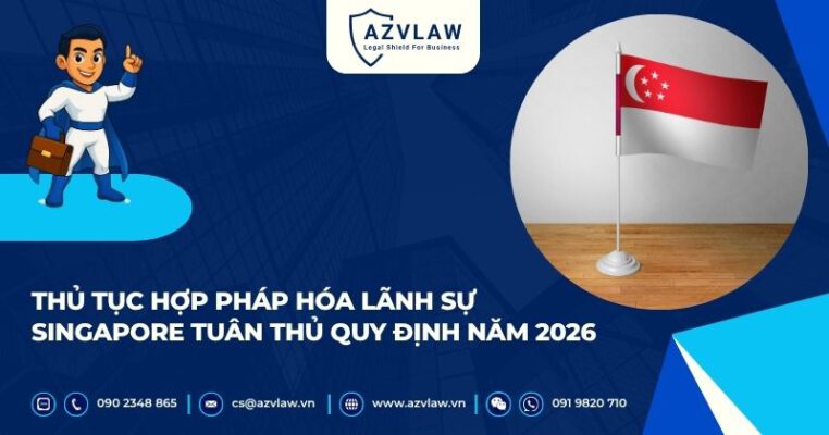 Thủ tục hợp pháp hóa lãnh sự Singapore tuân thủ quy định năm 2026