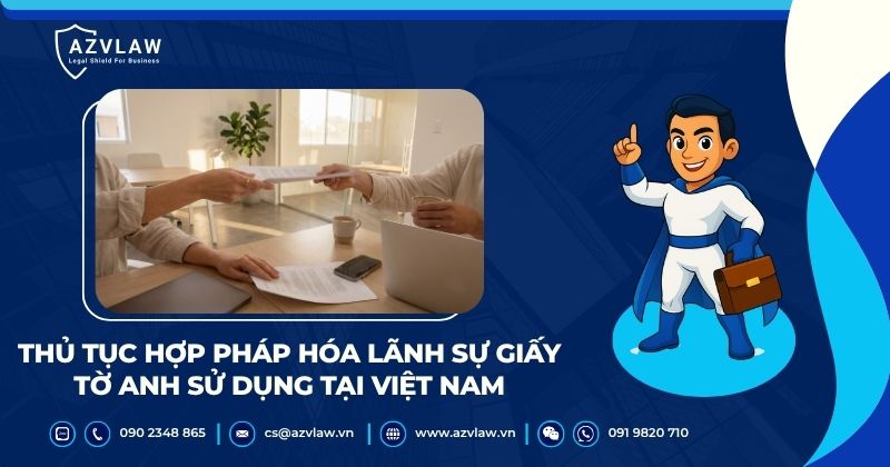 Thủ tục hợp pháp hóa lãnh sự giấy tờ Anh sử dụng tại Việt Nam